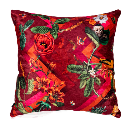 Cojin Flor de Kahlo Velvet
