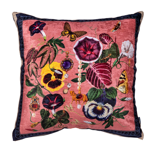 Cojin Pensamientos Pink Velvet