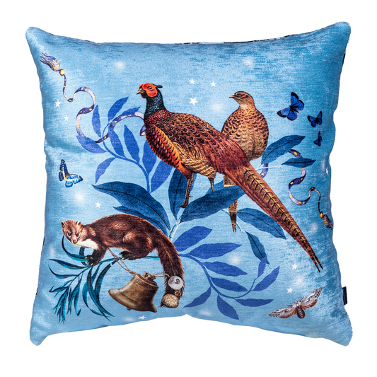 Cojin Invierno Faisan Velvet