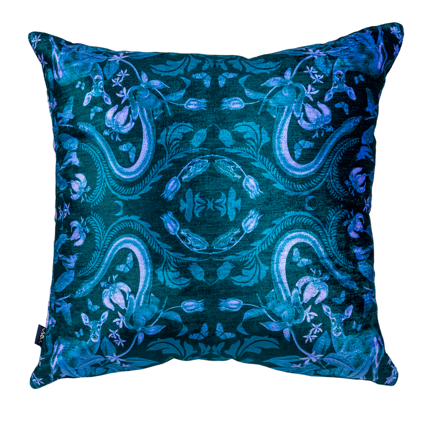 Cojin Lile Blue Velvet