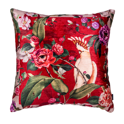 Cojin Macaw Christmas Velvet