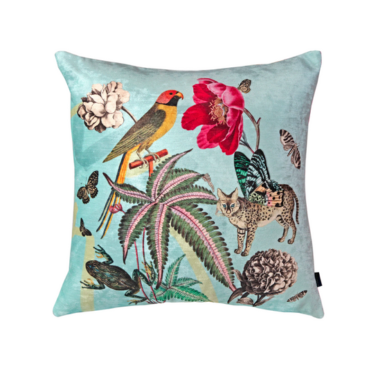 Cojín Helechos Parrots Velvet