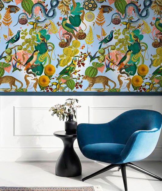 Mar de Cielo Wall Fabric