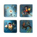 Portavasos Hongos