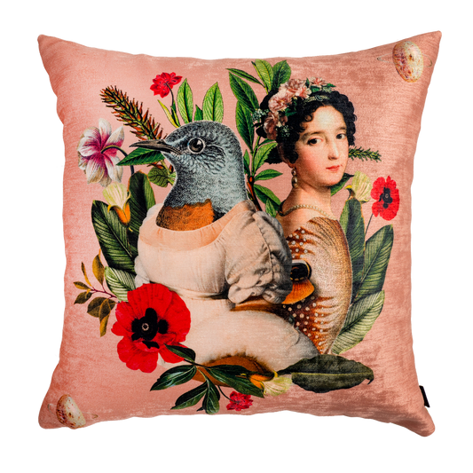 Cojin Bestiario Pink Velvet