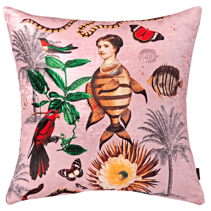 Cojin Santandercito Woman Fishes Velvet