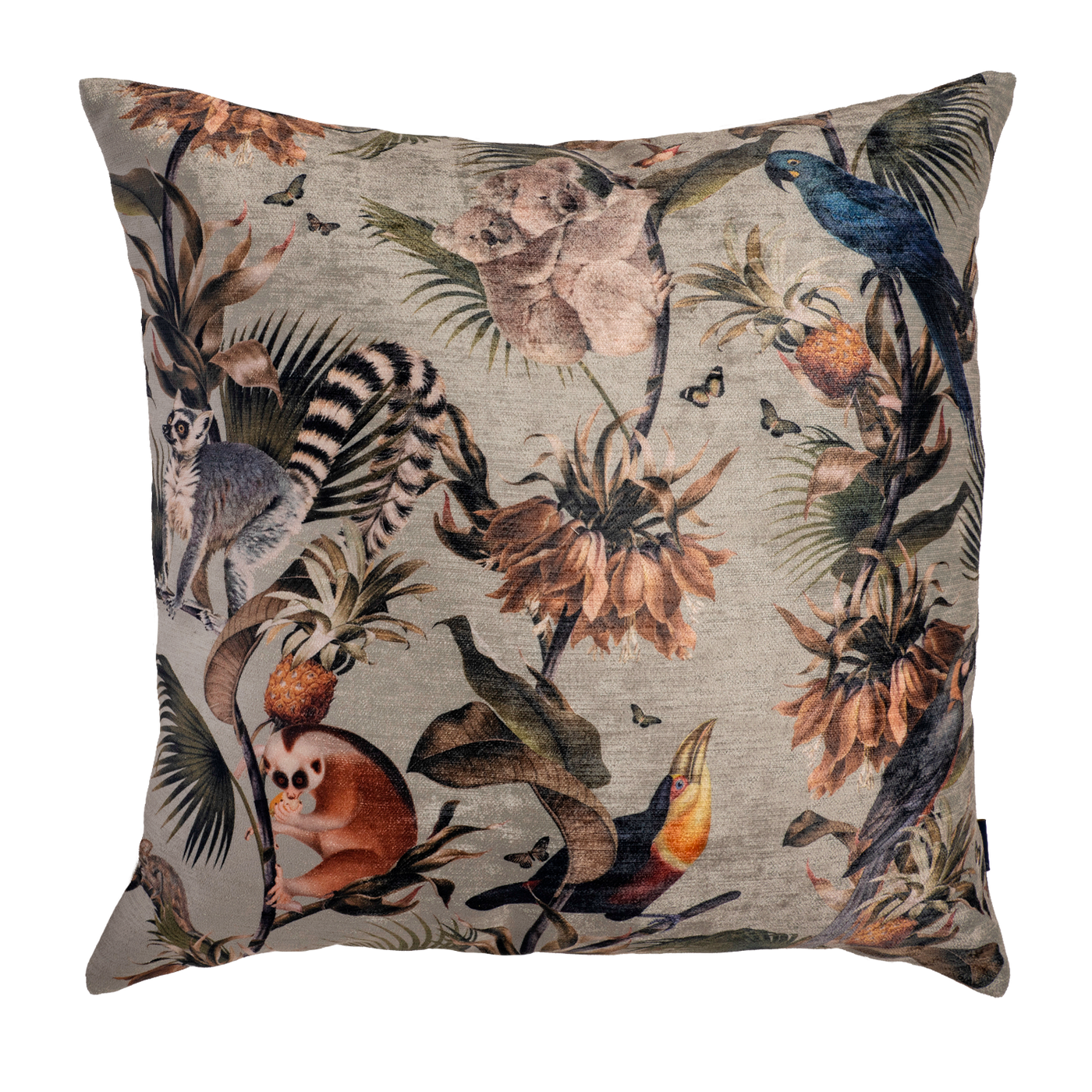 Cojin Selva Vintage Animals Velvet