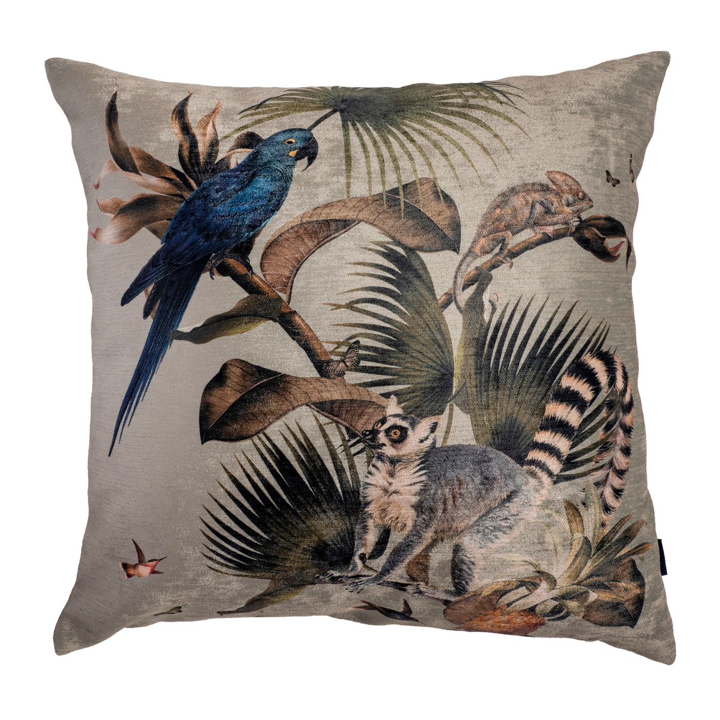 Cojin Selva Vintage Leaves Velvet