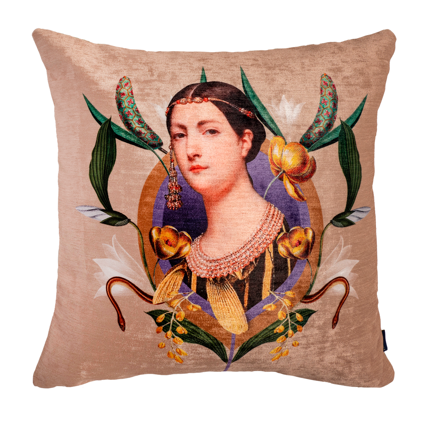Cojin Retro Woman Velvet