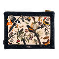 Black Retro Birds Hand Bag