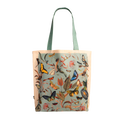 Aqua Butterfly Tote Bag
