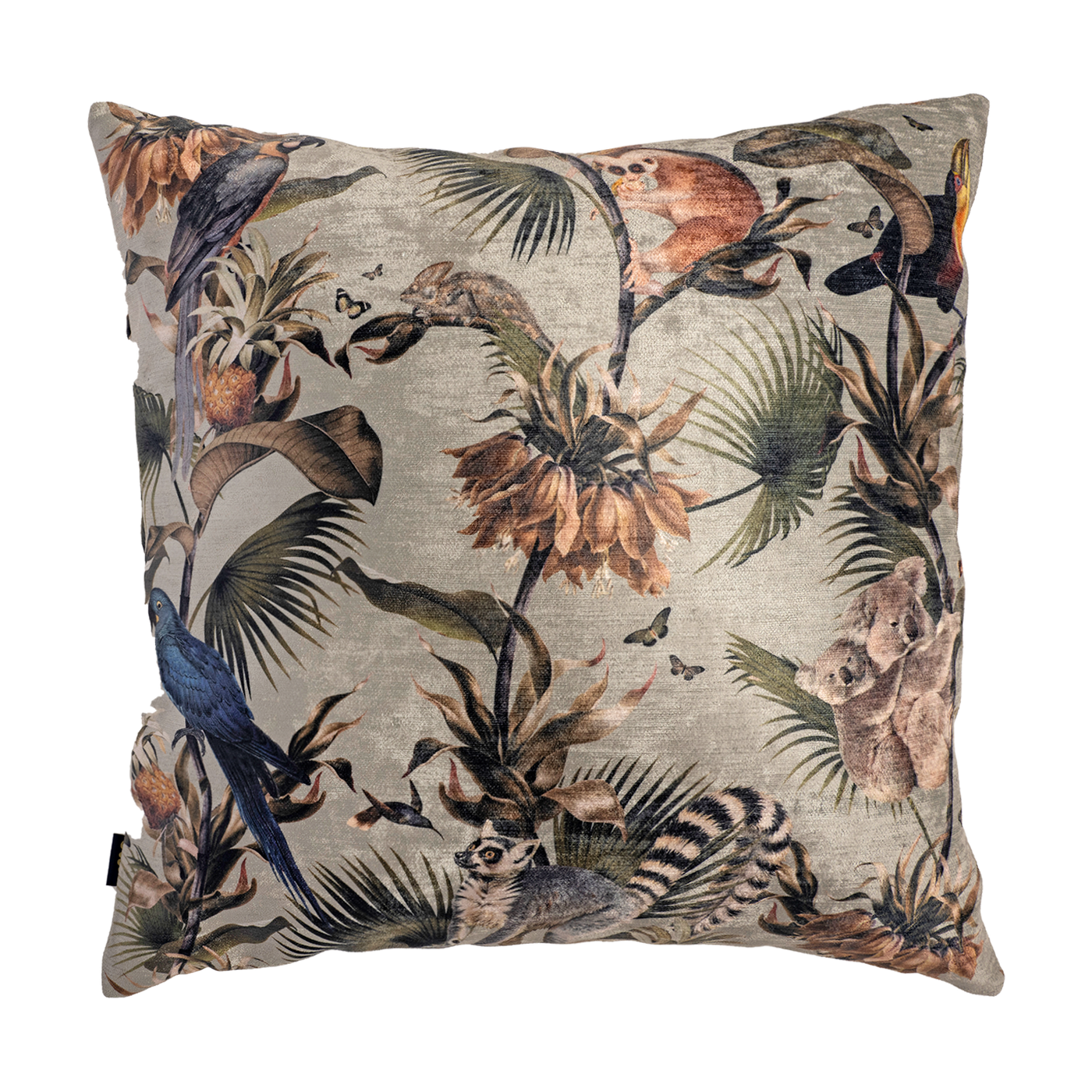 Cojin Selva Vintage Animals Velvet