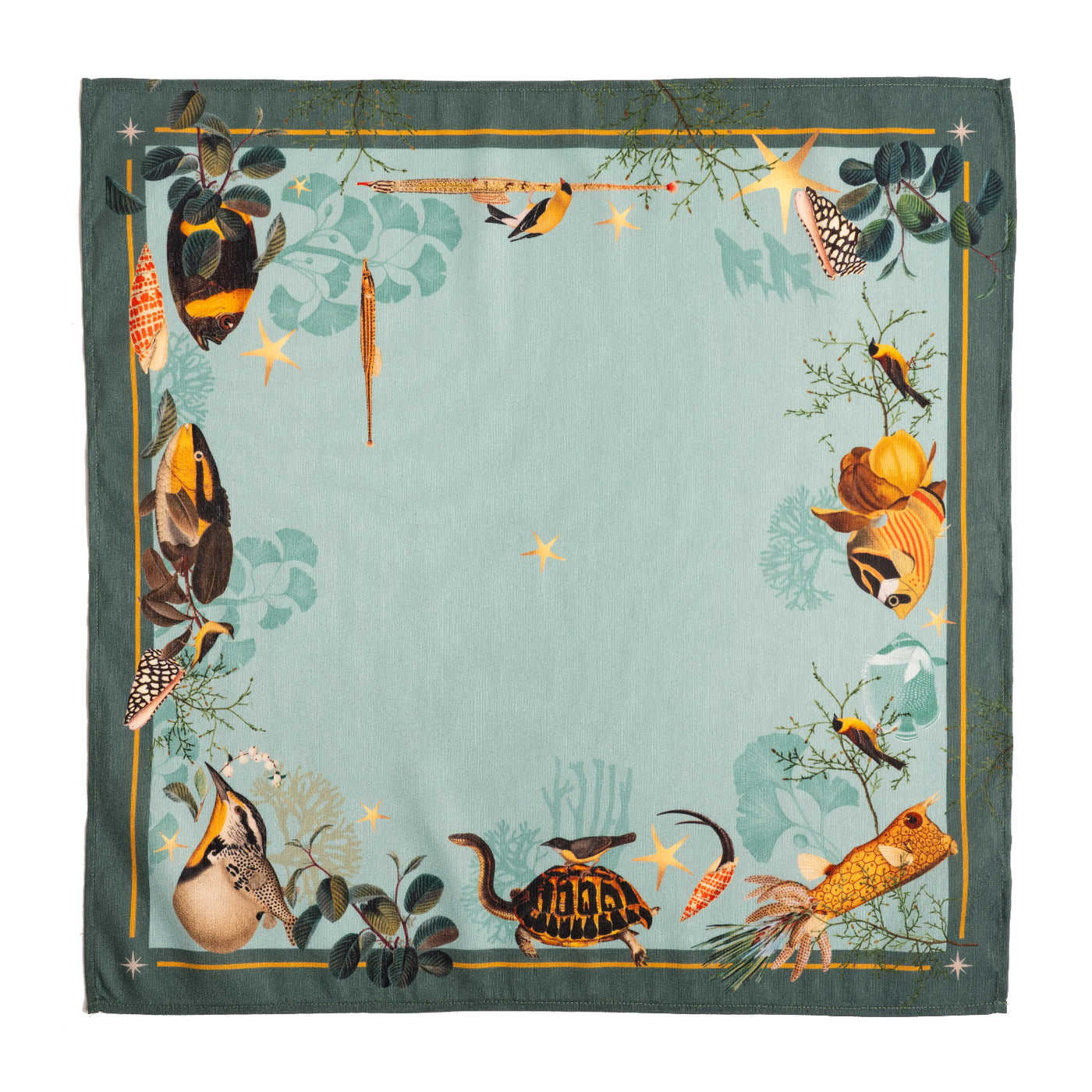 Servilleta Green Fishes