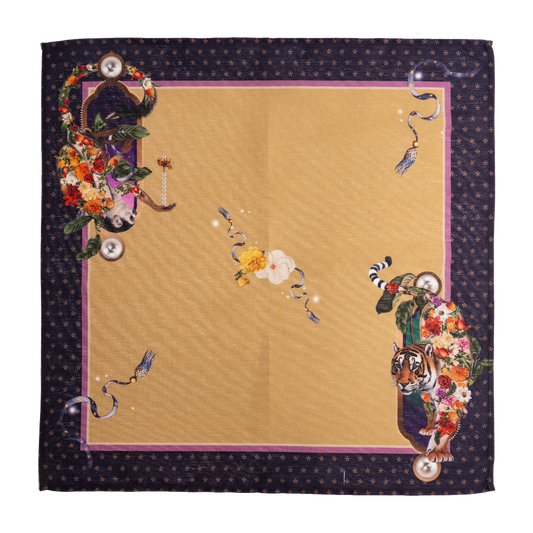 Servilleta Purple India