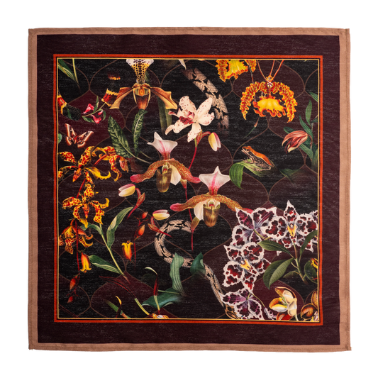 Servilleta Orquideas Tigre