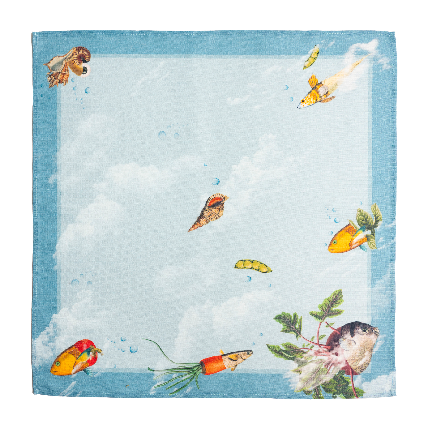 Servilleta Blue Fishes