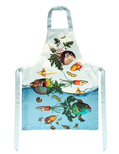 Delantal Blue Fishes
