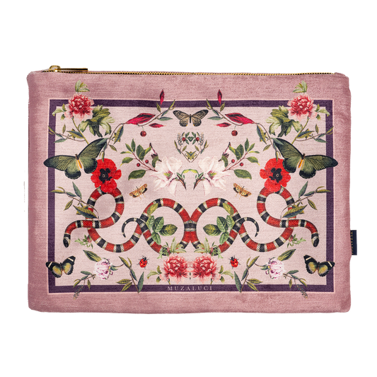 Pink Serpent Hand Bag