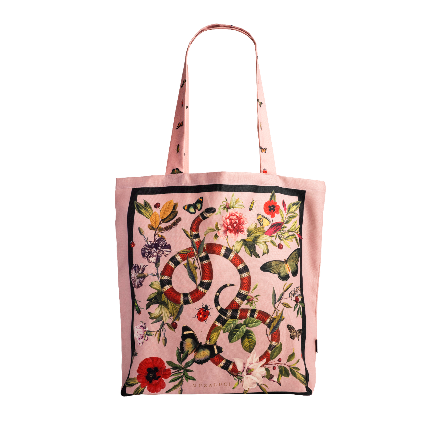 Pink Serpent Tote Bag