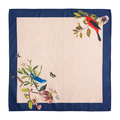 Servilleta Blue Wild Birds